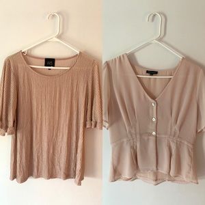 Bundle of 2 Blush Tops